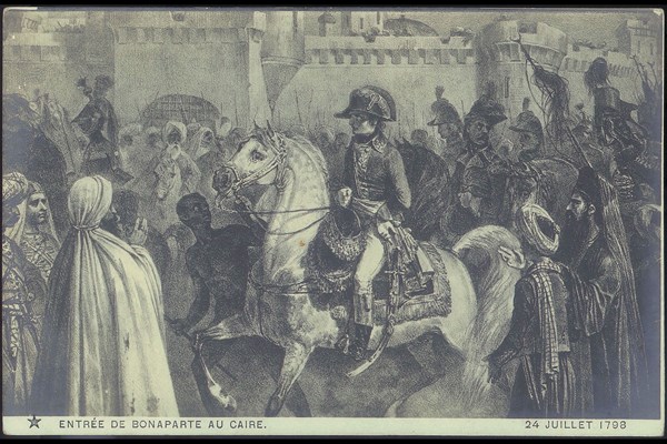 Entrance of Napoleon Bonaparte in Cairo.