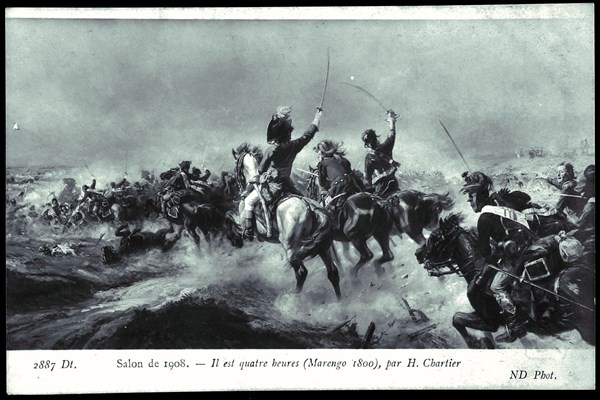 Napoleon Bonaparte. 
Battle of Marengo.