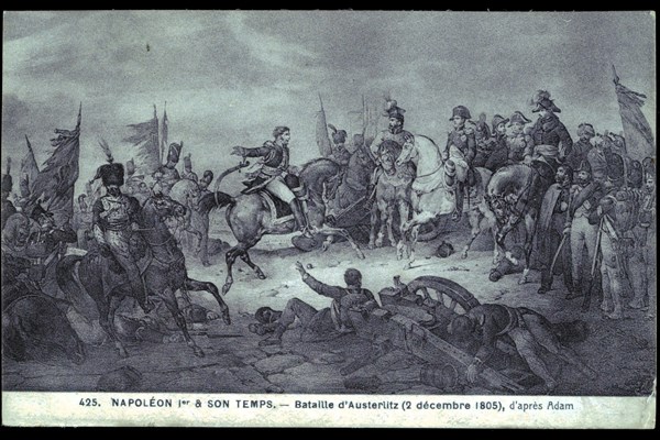 Napoléon 1er. 
Bataille d'Austerlitz.