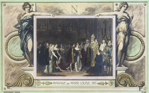 Mariage de leurs majestés Napoléon 1er et Marie-Louise d'Autriche.
2 avril 1810