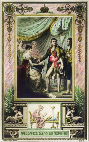 Napoleon I, Marie-Louise and their son Napoleon-François-Charles-Josep : Birth of the King of Rome
1811