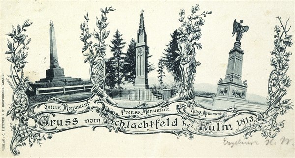 Battle of Kulm: memorails
Saxony Campaign.
29th August 1813