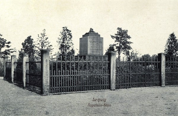 Commemorative monument: Battle of Leipzig.
Saxony Campaign.
16-18 octobre 1813