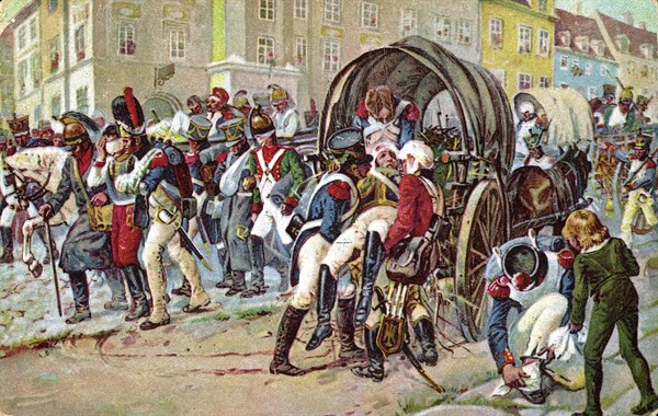 Battle of Leipzig.
Saxony Campaign.
16-18 octobre 1813