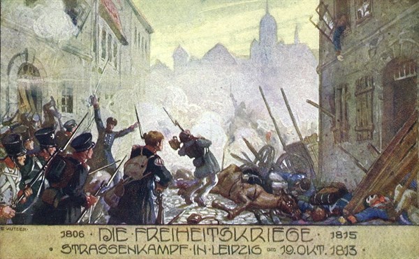 Battle of Leipzig.
Saxony Campaign.
16-18 octobre 1813