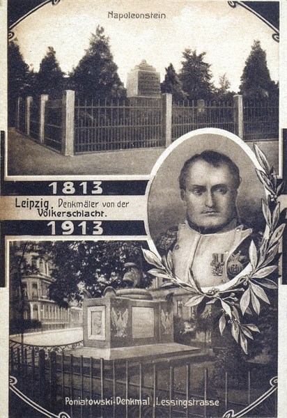 Commemorative monument: Battle of Leipzig.
Saxony Campaign.
16-18 octobre 1813