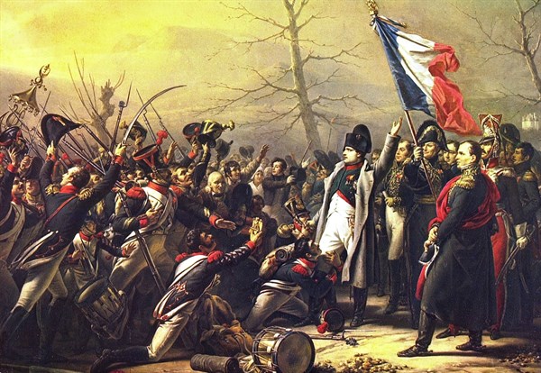 Napoléon 1er revient de l'Ile d'Elbe.