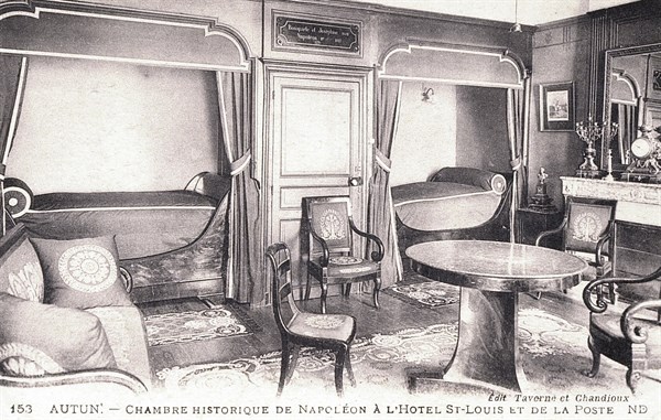 Autun : chambre historique de Napoléon 1er.