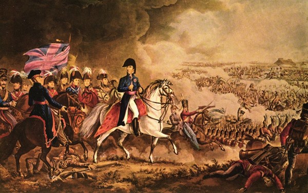 Bataille de Waterloo : le général Wellington.