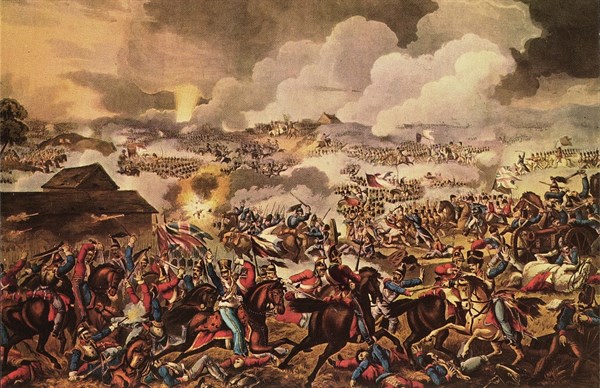 The Battle of Waterloo.
