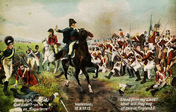 The Battle of Waterloo.