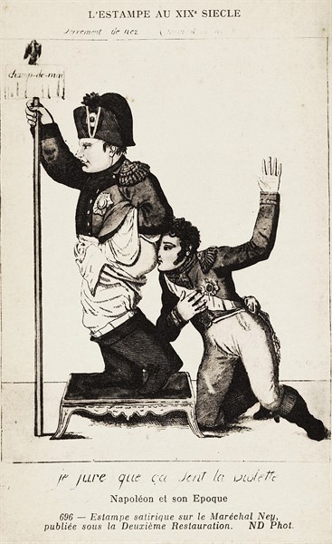 Estampe satirique sur le maréchal Ney.