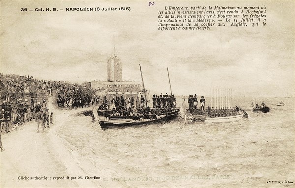 The Departure of Napoleon I to Saint-Helena.