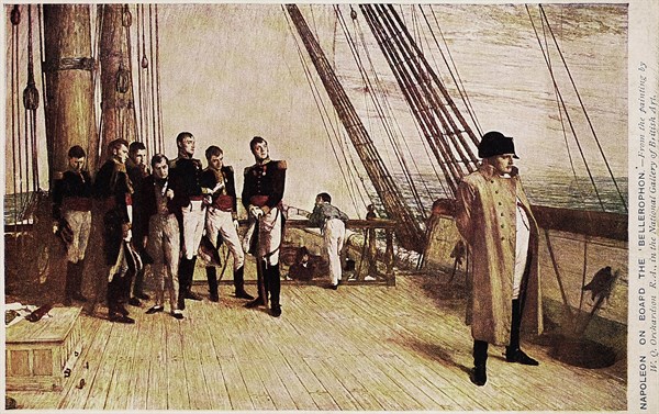 Napoleon I on board HMS Bellerophon.