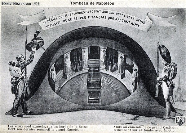 The tomb of Napoleon I at the hôtel des Invalides.