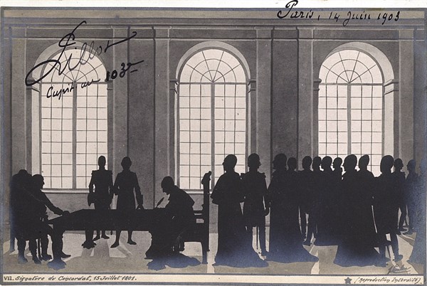 The signing of the Concordat.
15th July 1801