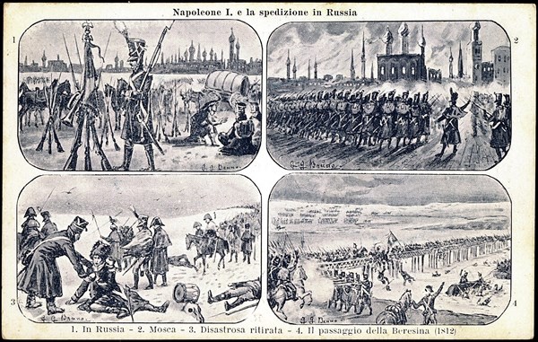 Scènes de la vie de Napoléon 1er.