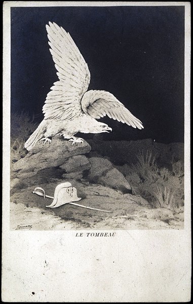 Napoleon I: The grave in Saint-Helena.