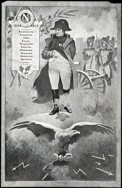 Portrait depicting the glory of Napoleon I.