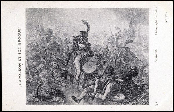 Le réveil des soldats.