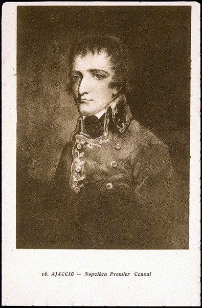 Portrait of Napoleon I, the First Consul.