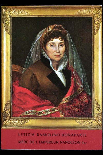 Portrait of Letizia Ramolino-Bonaparte, mother of Napoleon I.