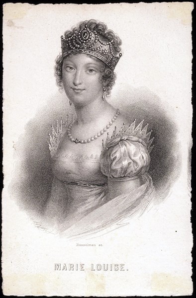 Portrait de l'impératrice Marie-Louise, deuxième épouse de Napoléon 1er.