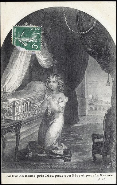 Portrait de Napoléon II, fils de Napoléon 1er.