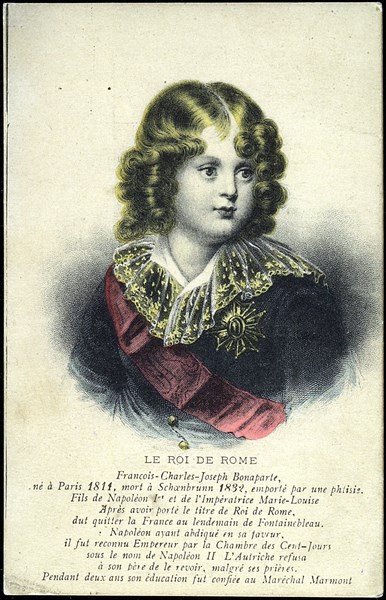Portrait de Napoléon II, fils de Napoléon 1er.