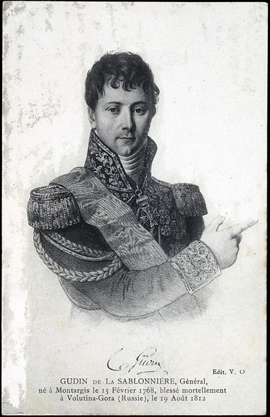 Portrait du général Gudin de la Sablonnière.