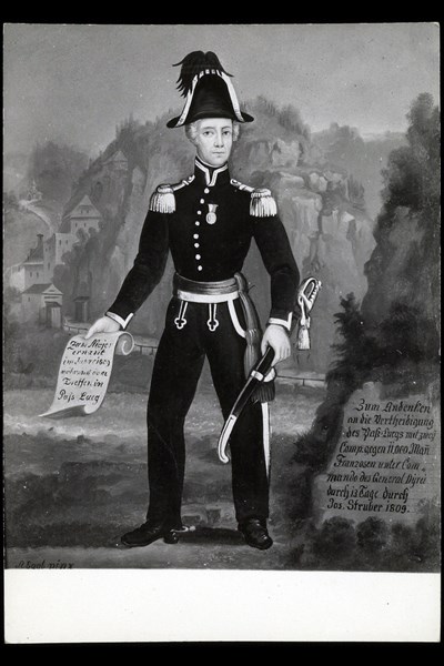 Portrait of Archduke Charles I of Austria, brother of emperor Francis I.