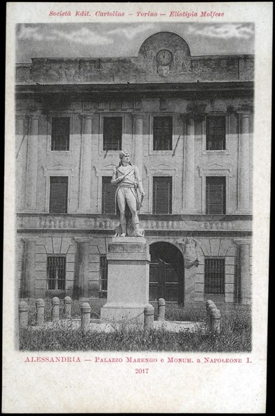 Statue de Napoléon 1er à Alessandria (Italie).
