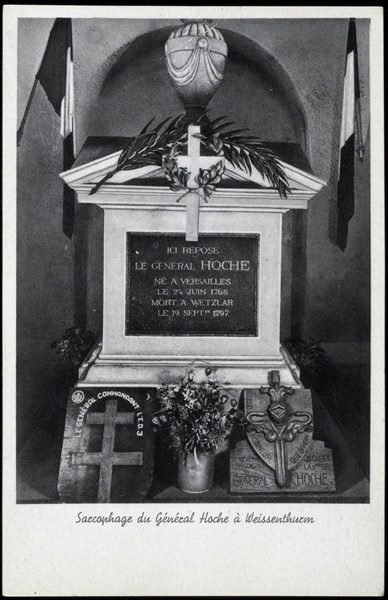 Sarcophagus of General Lazare Hoche in Weissenthurm.