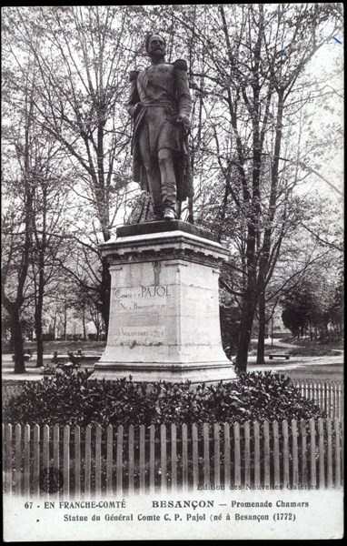 Statue of General Pajol in Besançon (Franche Comté).