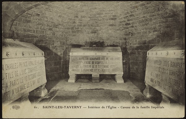 Vault of Louis Napoléon Bonaparte and the Imperial Family in Saint-Leu-Taverny.
