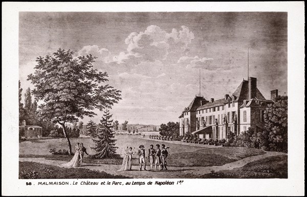 La Malmaison castle: main facade.