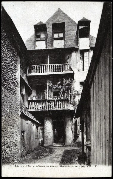 The house in Pau where Charles-Jean Bernadotte, the future King of Sweden, (Charles XIV), was born.