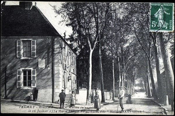 Talmay: The house where Marie-Thérèse Figueur, known as "Madame sans-gêne" (without embarrassment) was born.
