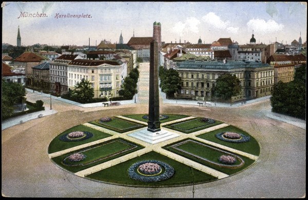 Karolinenplatz (Karolinen Square), Munich.