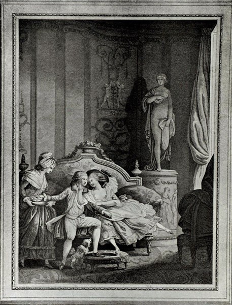 Engraving by Moitte, The Consommé