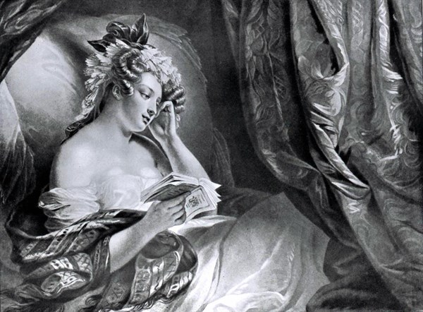 Gravure de A. Pages, Femme