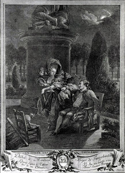 Gravure de Baudouin, Scène amoureuse