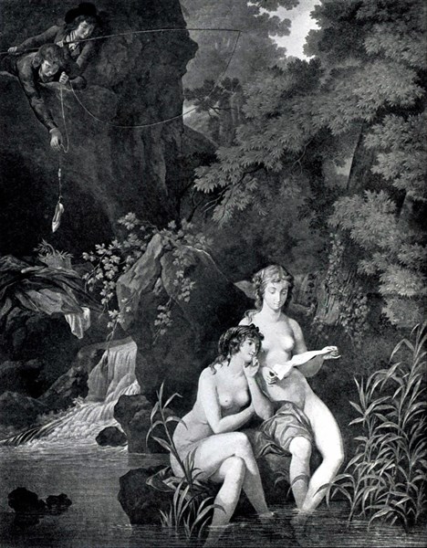 Gravure de Schall, Les espiègles