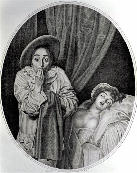 Engraving by Siccardi, Sleep