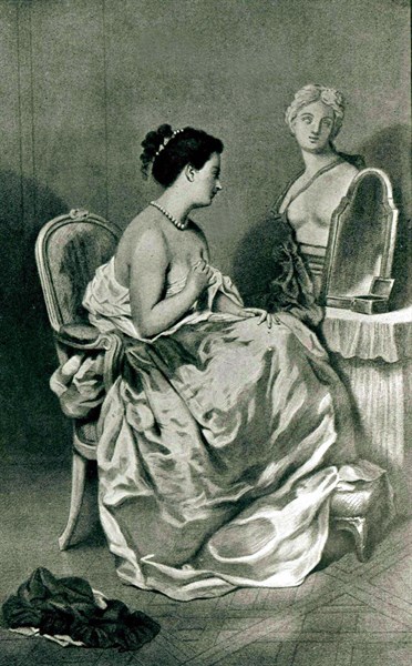 Engraving by Charles Chaplin, Meditations
