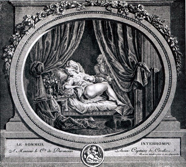 Gravure de Queverdo, Scène intime