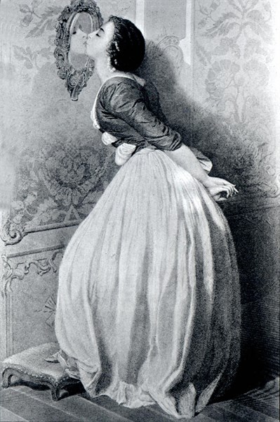 Engraving by Vidal, Venial sin