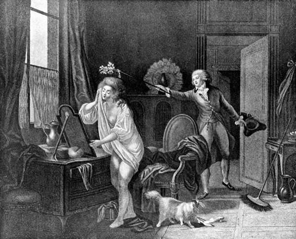 Gravure de Scholl, Le bouquet impromptu
