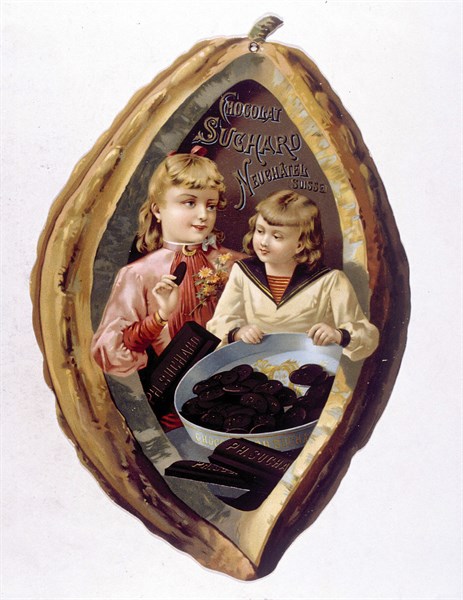 Chocolat Suchard, publicité du XIXe siècle