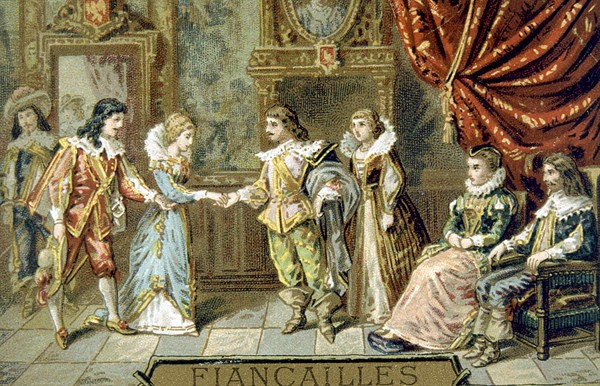 18th century wedding, advertisement